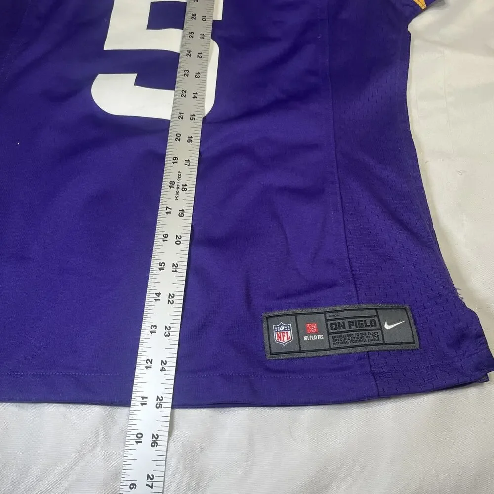 Minnesota Vikings NFL Football Nike On Field Purple Jersey #5 Bridgewater Size M